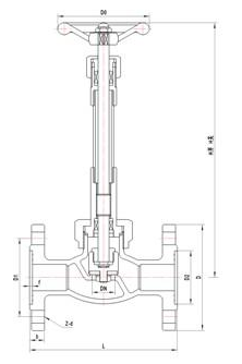 低溫長(cháng)軸法蘭截止閥