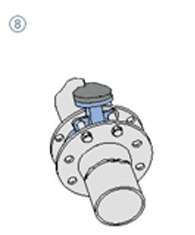 進(jìn)口對夾蝶閥安裝圖8